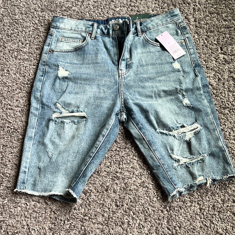 Denim shorts, size 8, Target brand